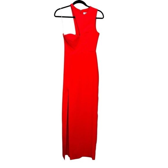 NEW Amanda Uprichard x Revolve Gilda Gown in Crimson Size XS - Picture 5 of 10
